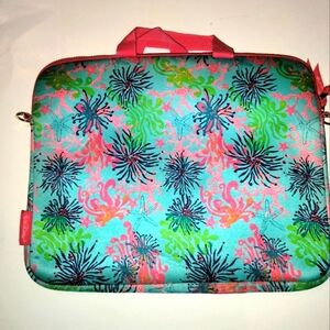 Lilly Pulitzer (Multicolored) "Under the Sea" Double Handle laptop Carrier Bag